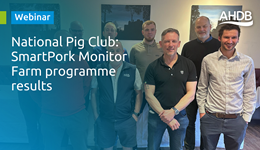 National pig club: SmartPork Monitor Farm programme results